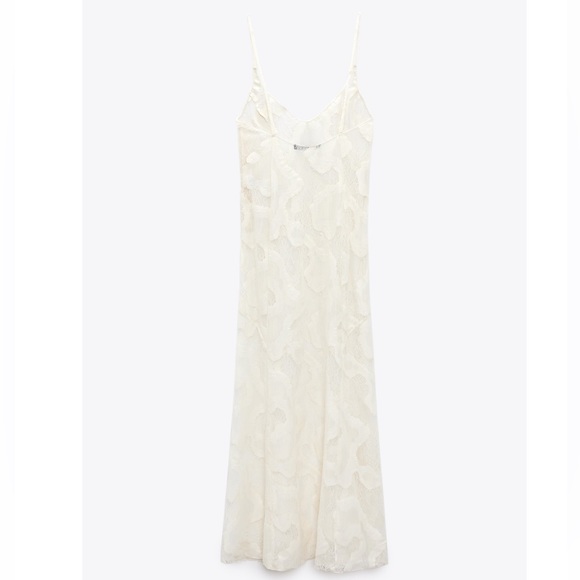 Zara LONG SLIP DRESS - Picture 9 of 16